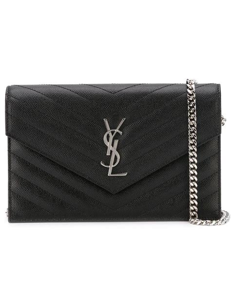 ysl key chain wallet|ysl monogram quilted wallet.